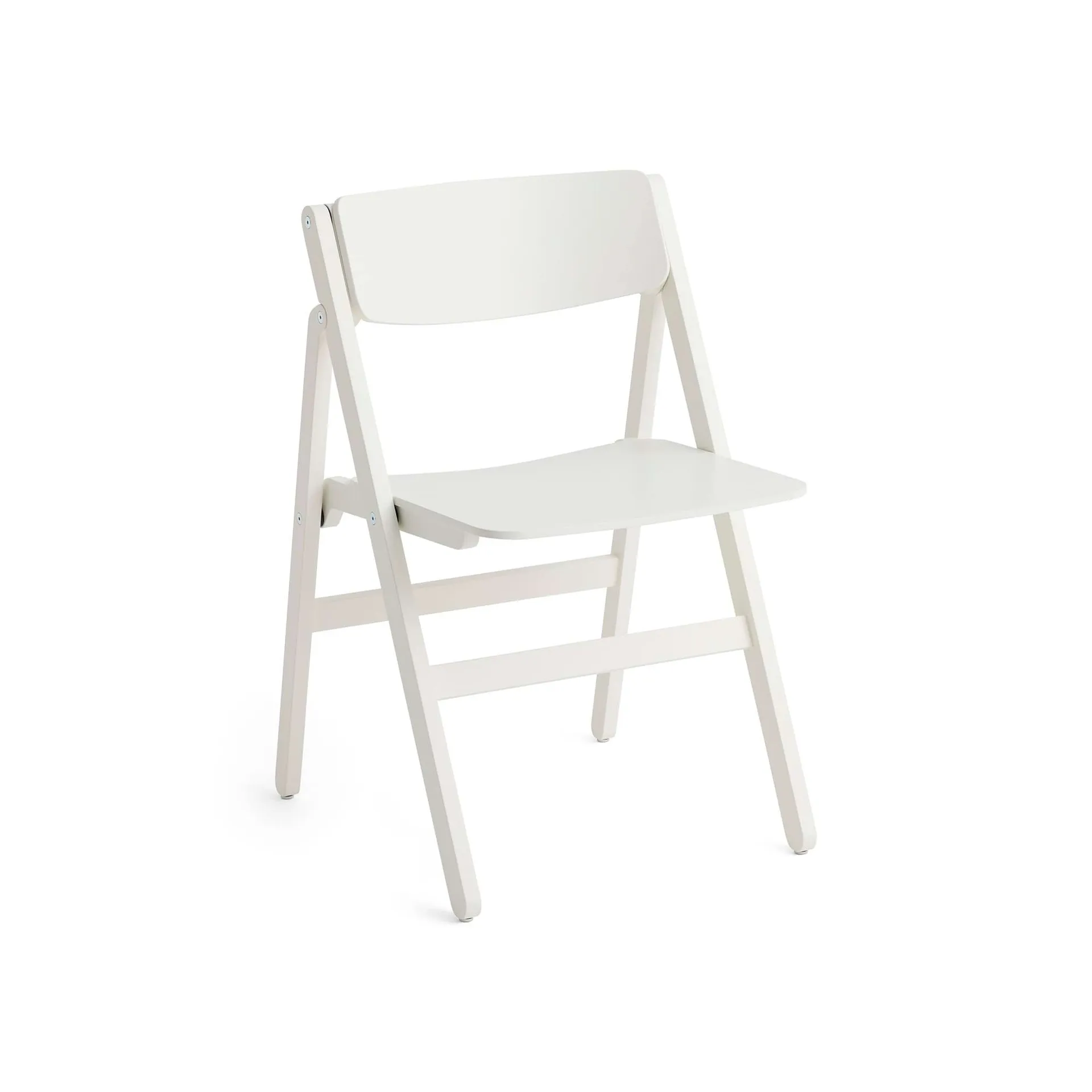 Krzesło Backflip Chair, Cream white lakierowany buk HAY
