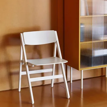 Krzesło Backflip Chair - Cream white lakierowany buk - HAY