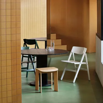 Krzesło Backflip Chair - Cream white lakierowany buk - HAY