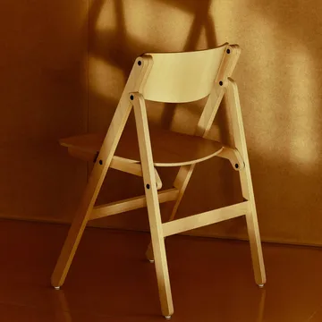 Krzesło Backflip Chair - Golden lakierowany buk - HAY