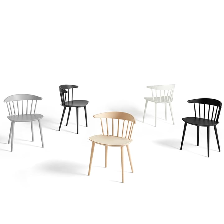Krzesło J104, White lacquered beech HAY