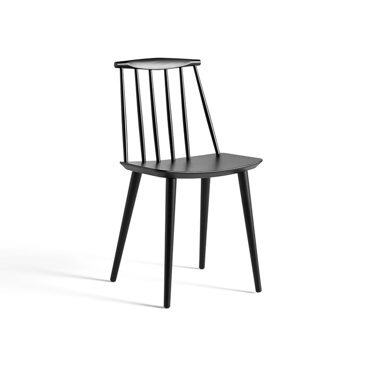 Krzesło J77, Black lacquered beech HAY