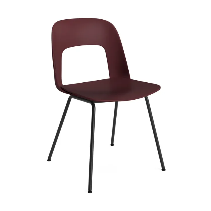 Krzesło Layout Chair 111 - Bordeaux-black - HAY