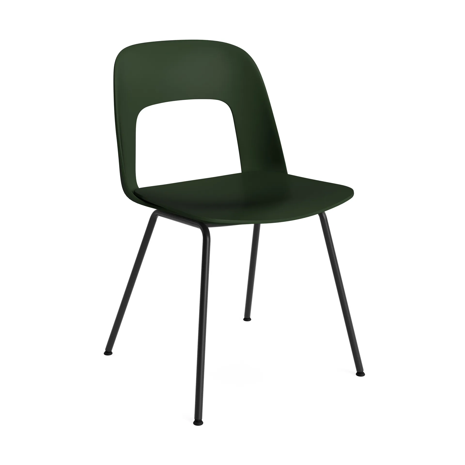 Krzesło Layout Chair 111, Bottle green-black HAY