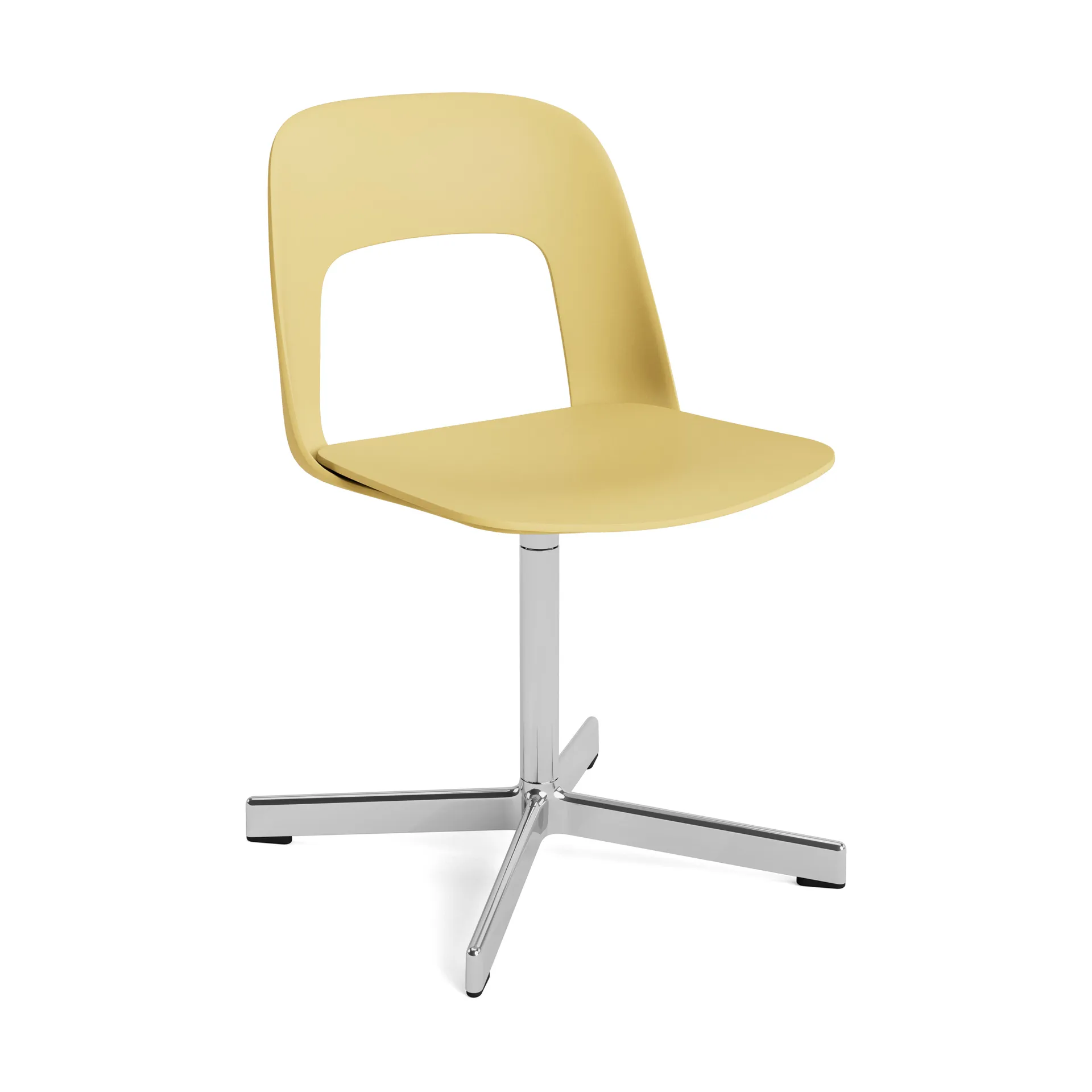Krzesło Layout Chair 131, Biscotti-polerowane aluminium HAY