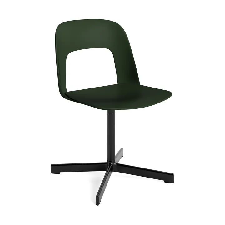 Krzesło Layout Chair 131 - Bottle green-black - HAY