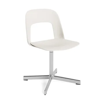 Krzesło Layout Chair 131 - Cream white-polerowane aluminium - HAY