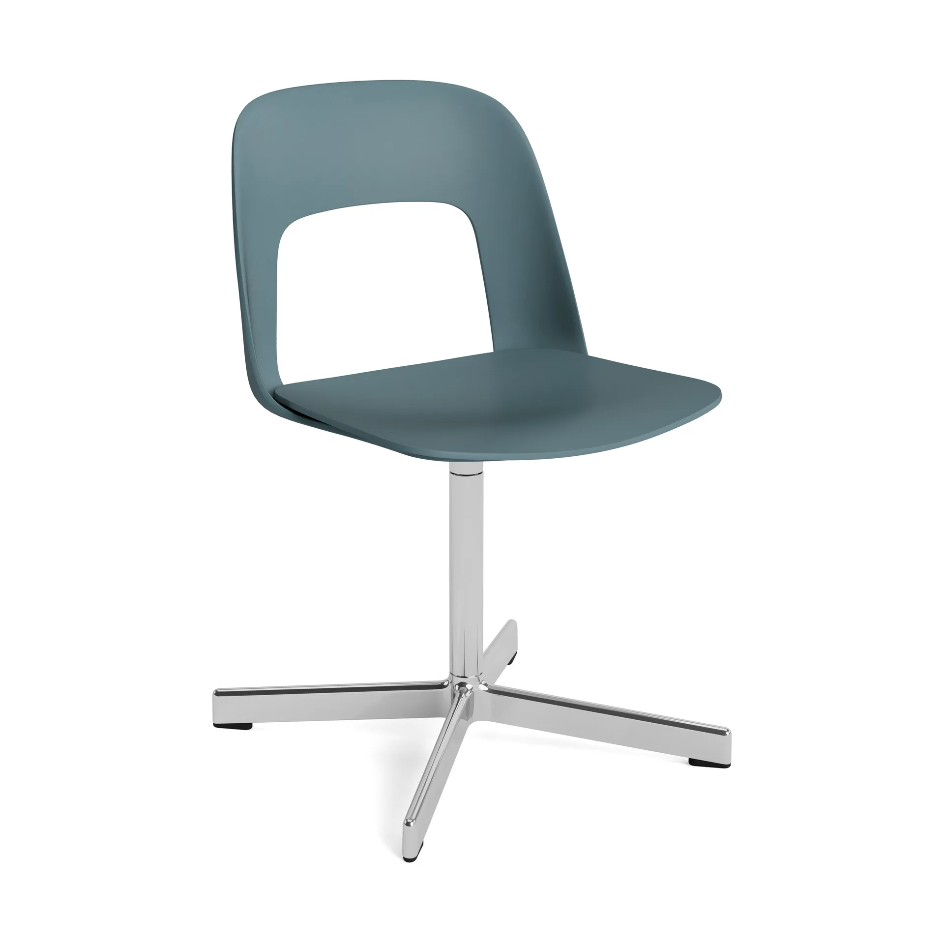 Krzesło Layout Chair 131, Ocean-polerowane aluminium HAY