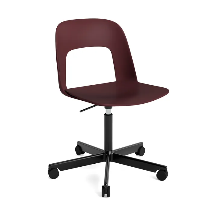 Krzesło Layout Chair 141 - Bordeaux-black - HAY
