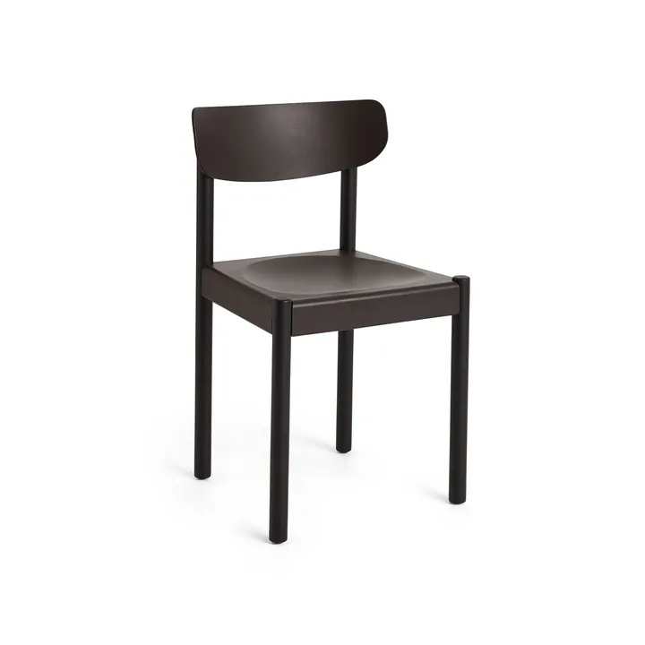 Krzesło Pack Chair 10 - Iron black dąb-graphite brown - HAY