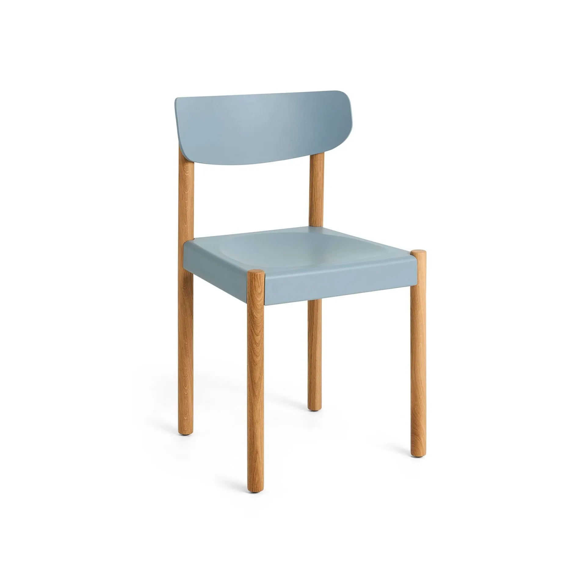 Krzesło Pack Chair 10, Naolejowany dąb-ash blue HAY