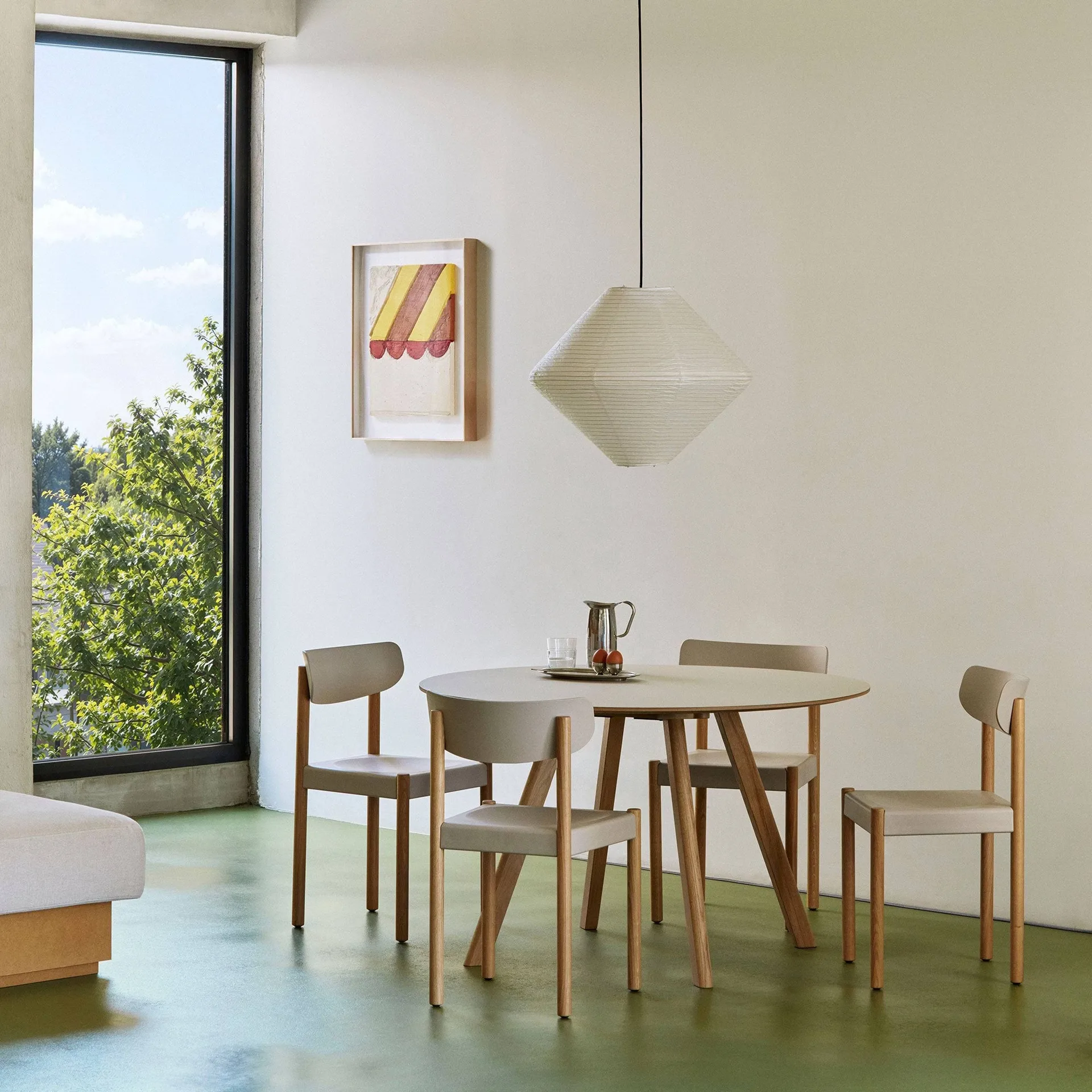 Krzesło Pack Chair 10, Naolejowany dąb-chalk grey HAY
