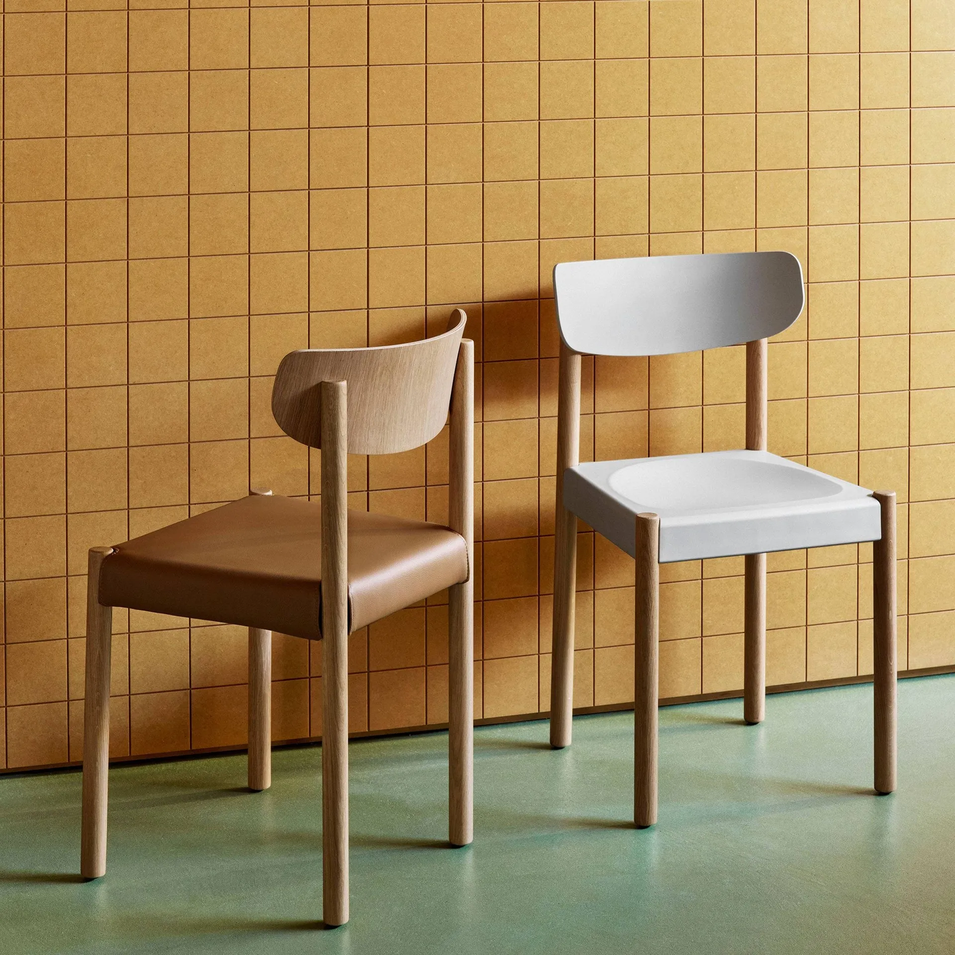 Krzesło Pack Chair 10, Naolejowany dąb-chalk grey HAY