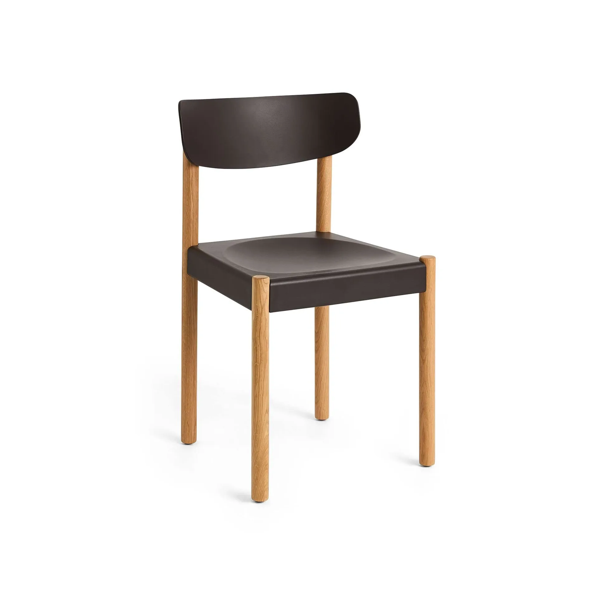Krzesło Pack Chair 10, Naolejowany dąb-graphite brown HAY