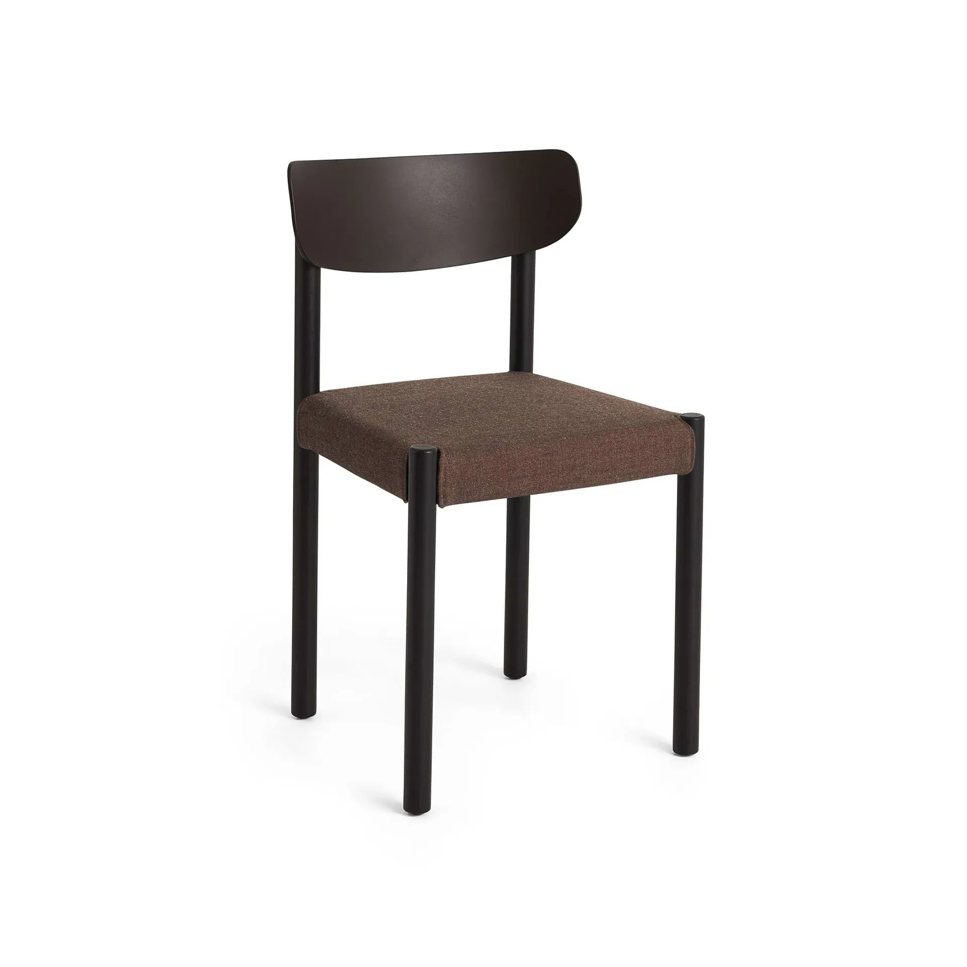 Krzesło Pack Chair 11, Iron black dąb-graphite brown-Remix 356 HAY