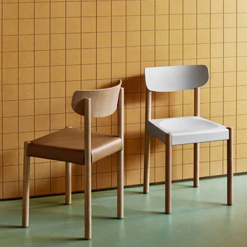 Krzesło Pack Chair 11 - Iron black dąb-graphite brown-Remix 356 - HAY