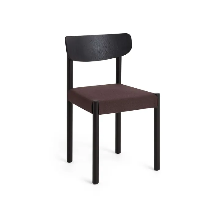 Krzesło Pack Chair 11 - Iron black dąb-Steelcut 695 - HAY