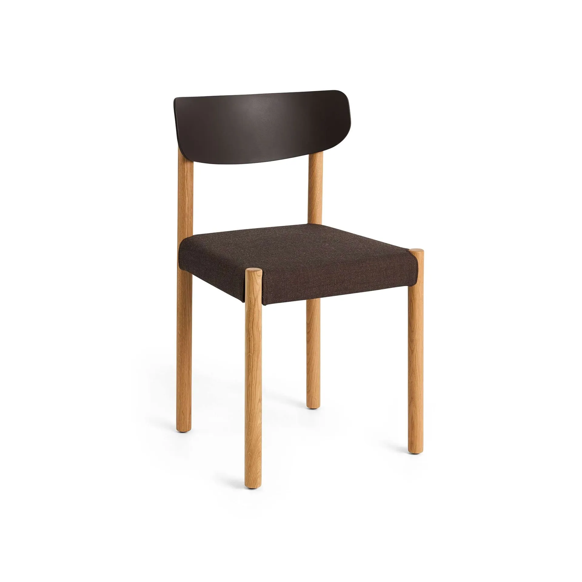 Krzesło Pack Chair 11, Naolejowany dąb-graphite brown-Remix 356 HAY