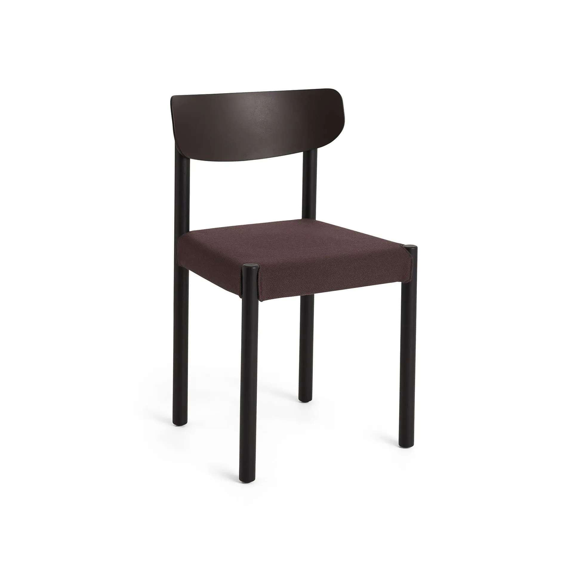 Krzesło Pack Chair 11, Naolejowany dąb-graphite brown-Steelcut 695 HAY