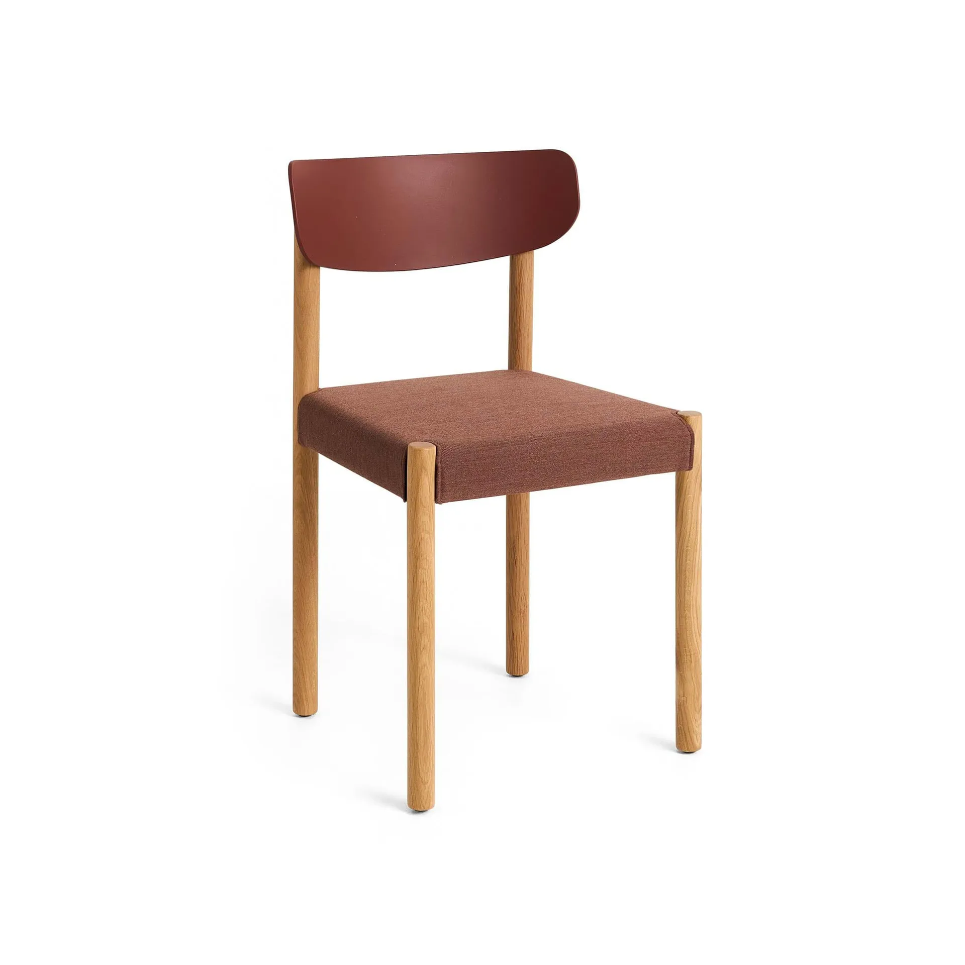 Krzesło Pack Chair 11, Naolejowany dąb-hull red-Remix 346 HAY