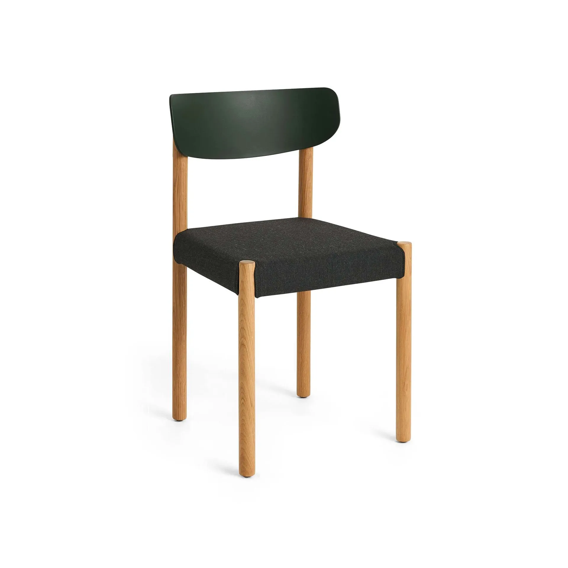 Krzesło Pack Chair 11, Naolejowany dąb-palm green-Remix 973 HAY