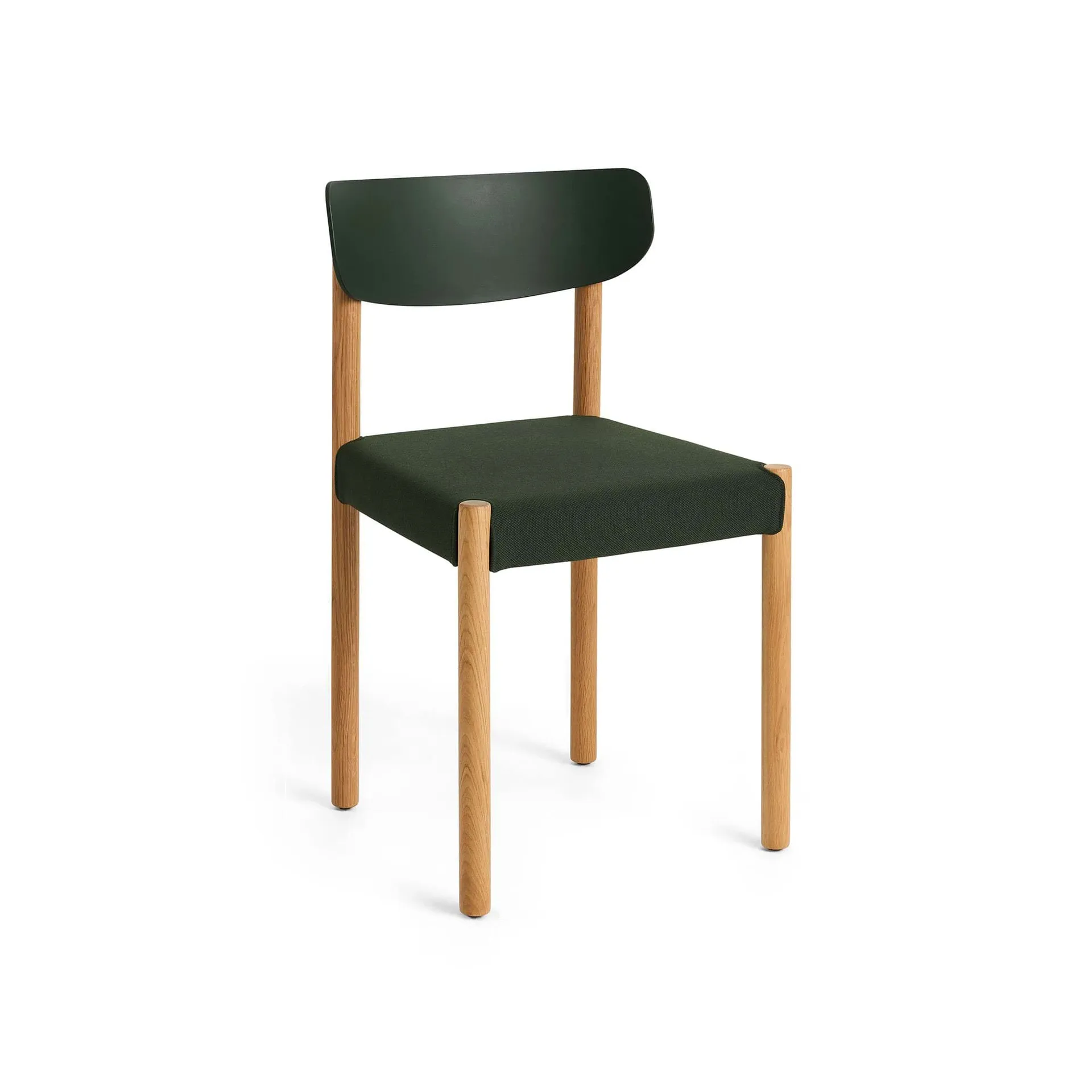 Krzesło Pack Chair 11, Naolejowany dąb-palm green-Steelcut 975 HAY