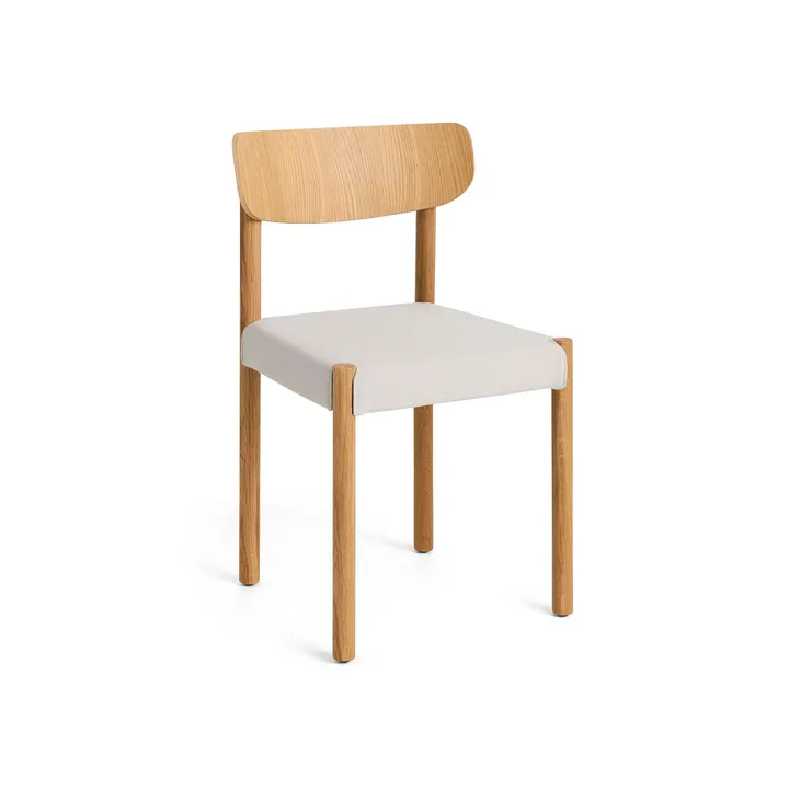 Krzesło Pack Chair 11 - Naolejowany dąb-Steelcut 220 - HAY