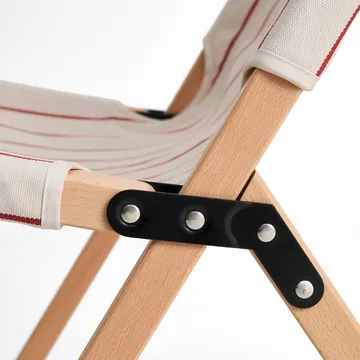Krzesło składane Outdoor Market - Beige-red - HAY