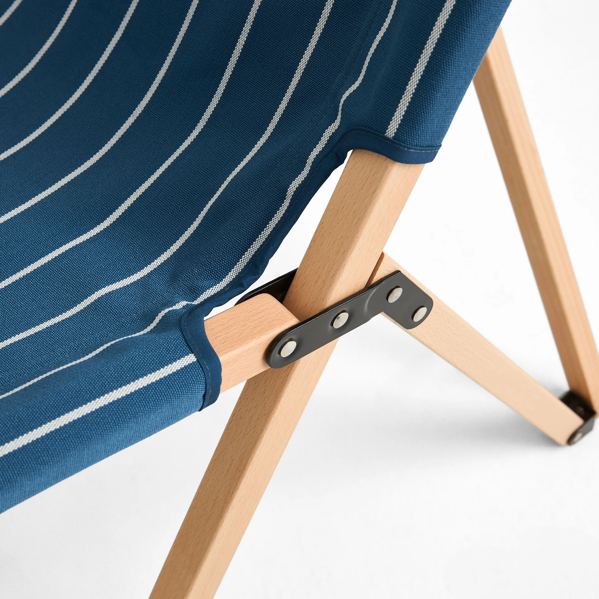Krzesło składane Outdoor Market, Blue-beige HAY