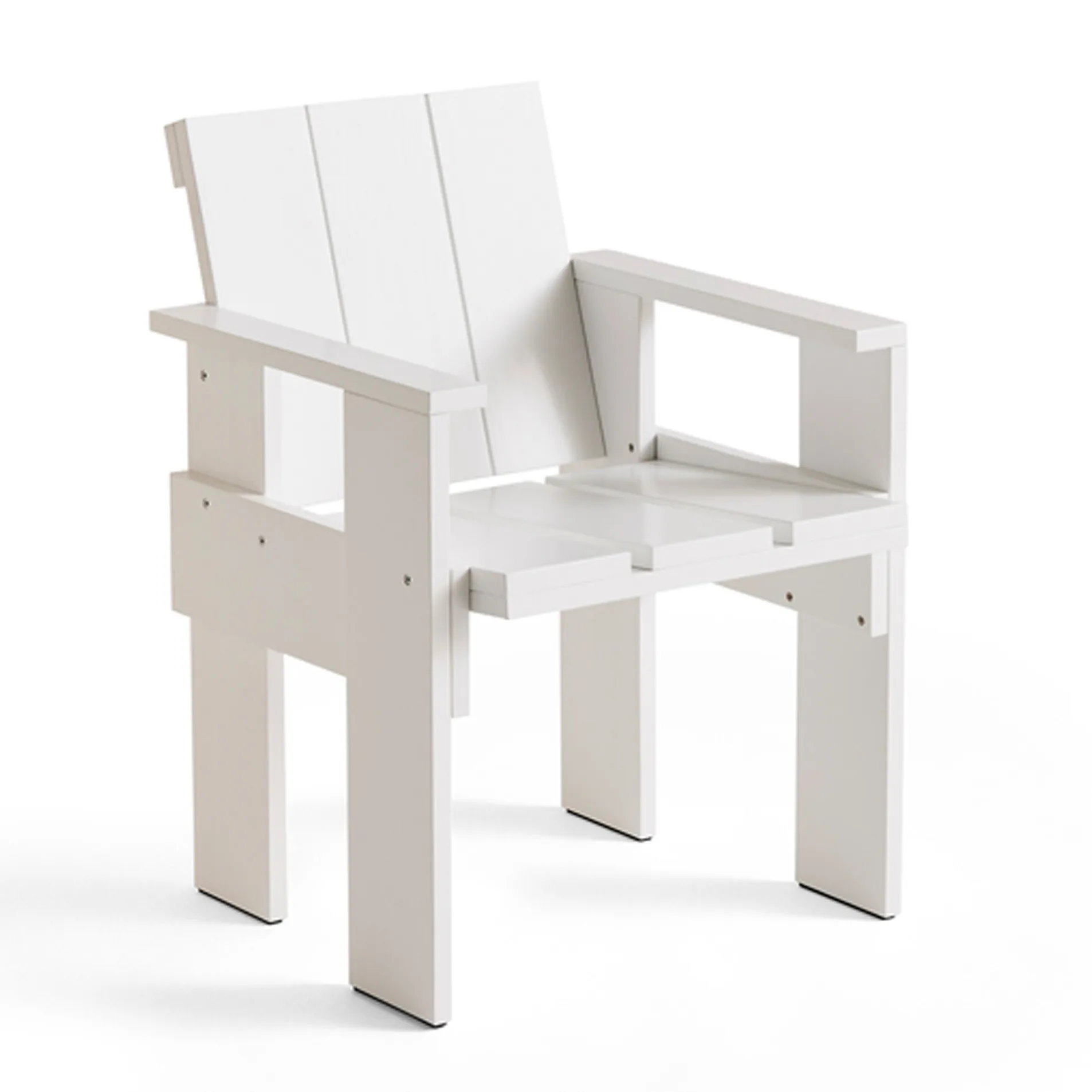 Krzesło z podłokietnikami Crate Dining Chair, White HAY