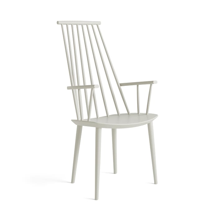 Krzesło z podłokietnikami J110 - Warm grey lakierowana buk - HAY