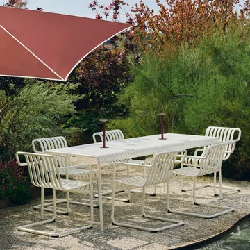 Krzesło z podłokietnikami Palissade Cantilever Dining - Cream white - HAY