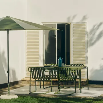 Krzesło z podłokietnikami Palissade Cantilever Dining - Olive - HAY