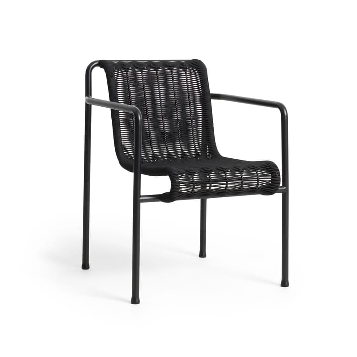 Krzesło z podłokietnikami Palissade Cord Dining   - Anthracite - HAY