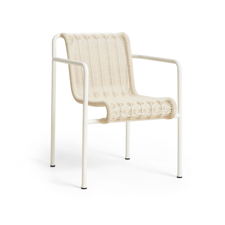 Krzesło z podłokietnikami Palissade Cord Dining   - Cream white - HAY