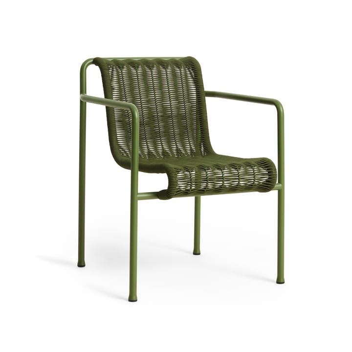 Krzesło z podłokietnikami Palissade Cord Dining   - Olive - HAY