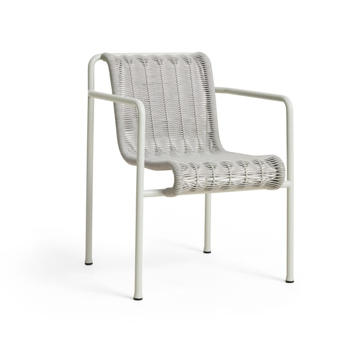 Krzesło z podłokietnikami Palissade Cord Dining   - Sky grey - HAY
