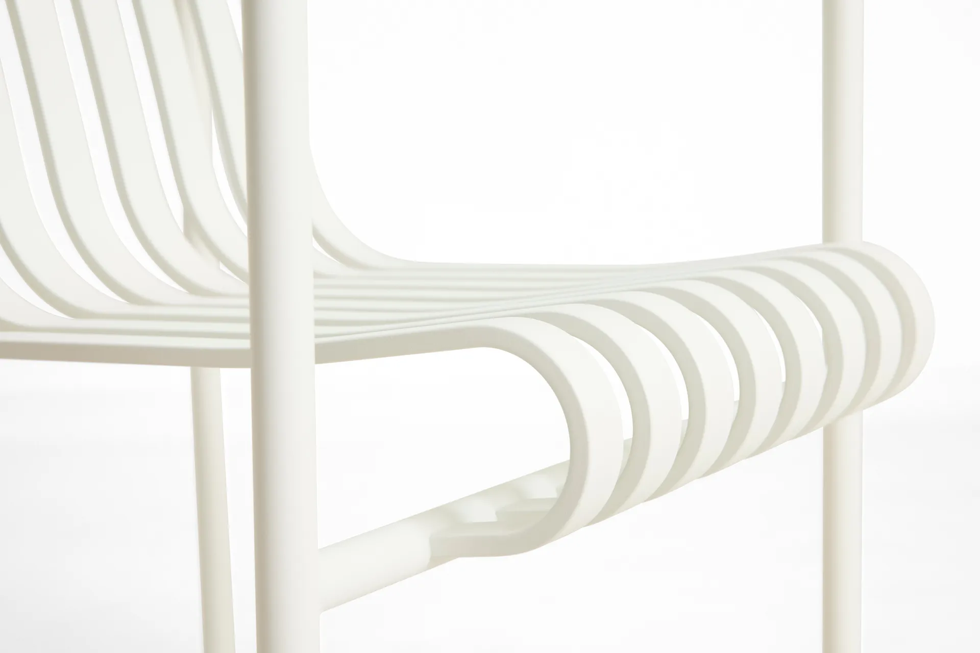 Krzesło z podłokietnikami Palissade Dining, Cream white HAY