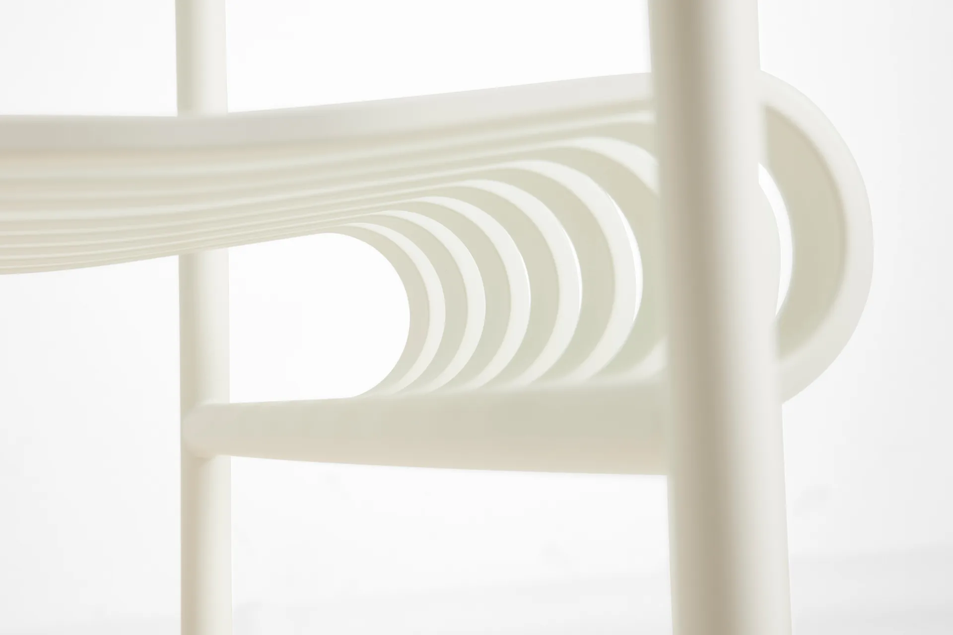 Krzesło z podłokietnikami Palissade Dining, Cream white HAY