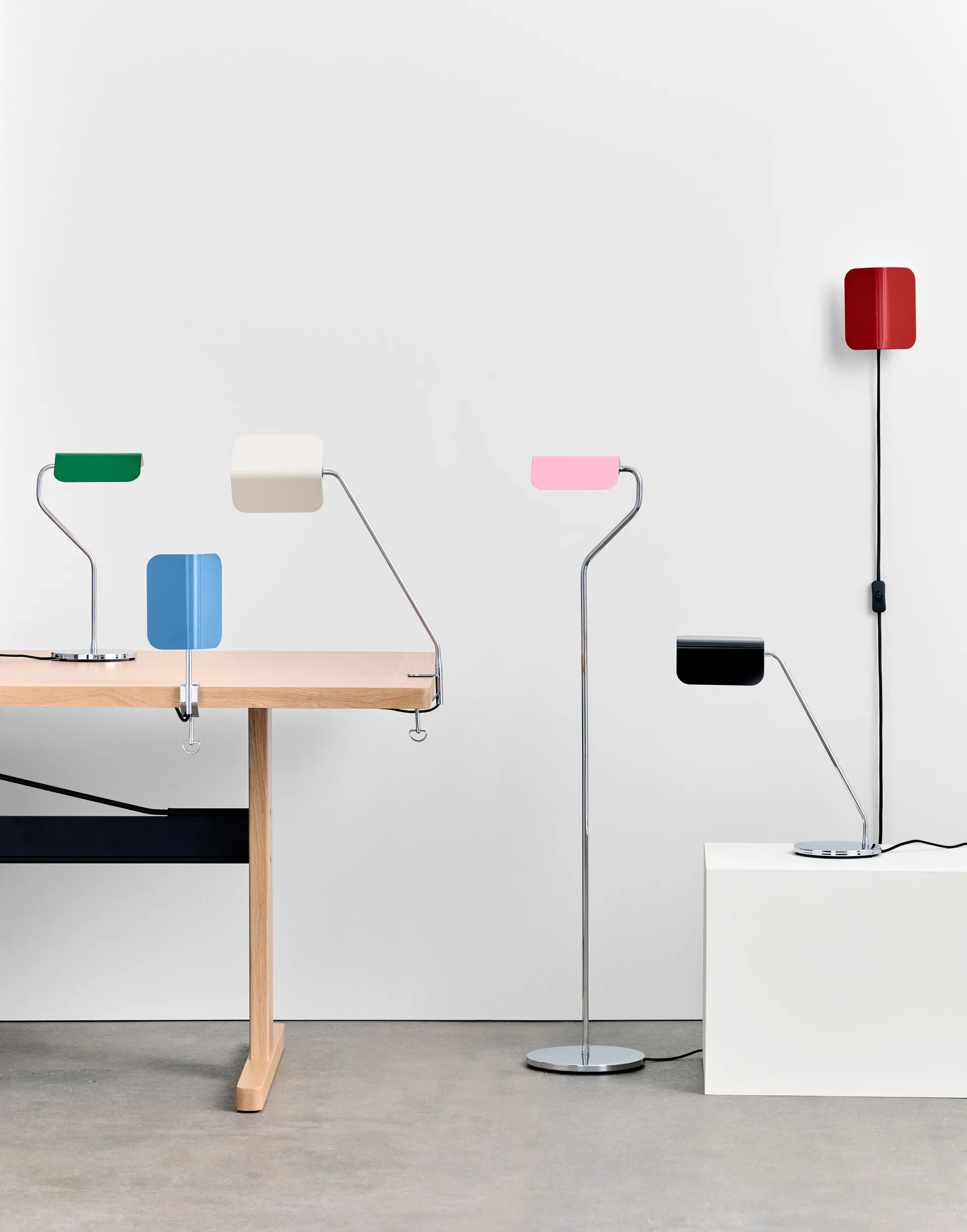 Lampa podłogowa Apex, Luis pink HAY