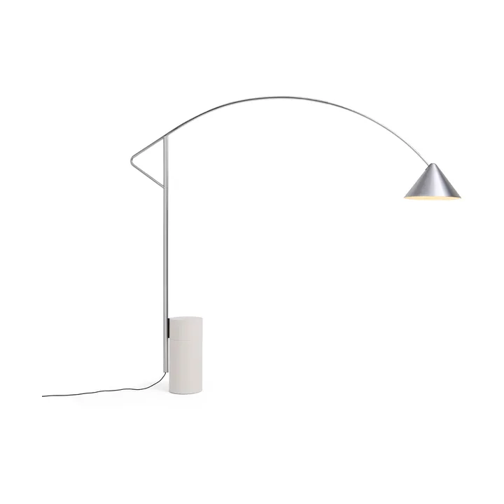 lampa podłogowa Compass - Srebrny kolor - HAY