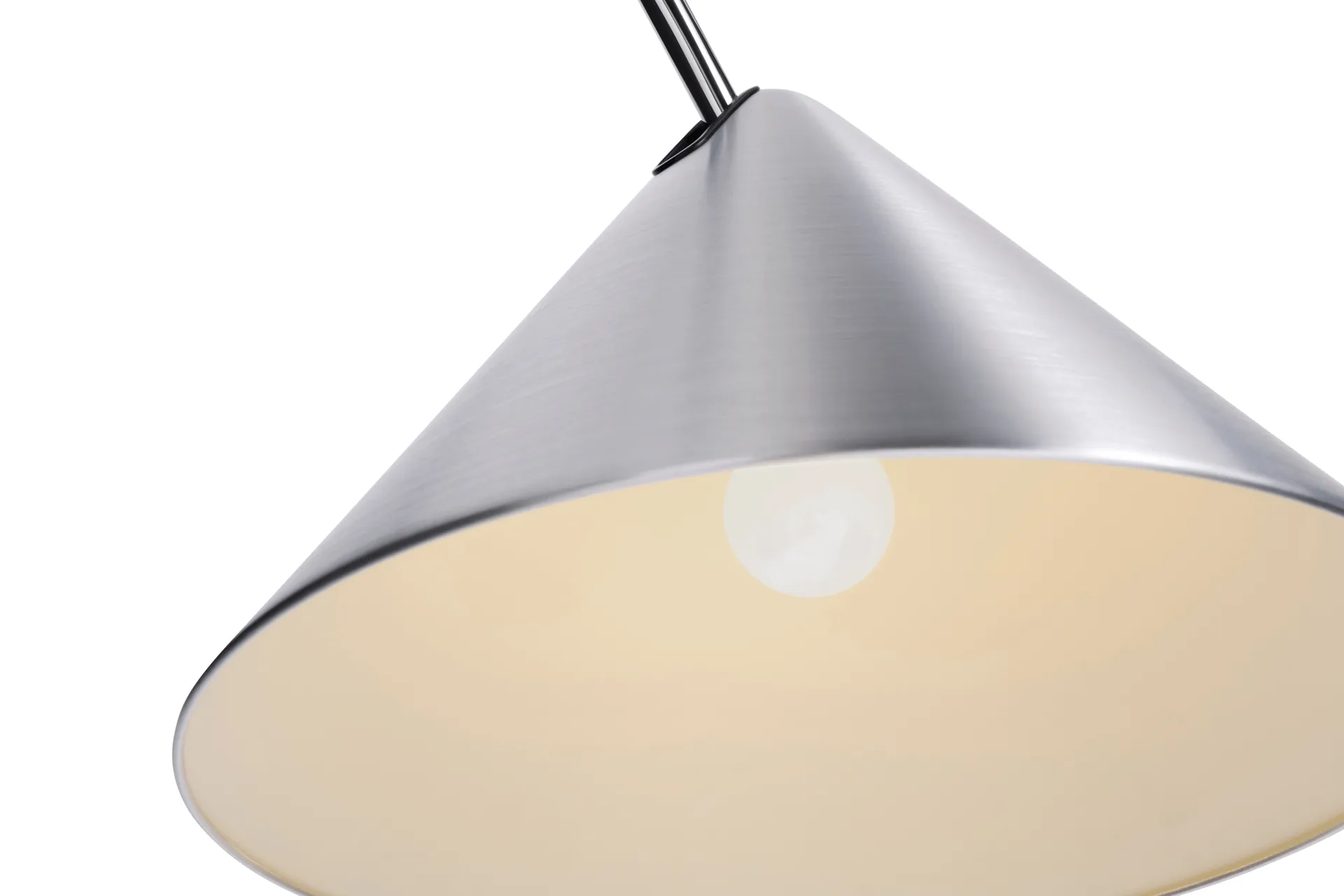 lampa podłogowa Compass, Srebrny kolor HAY