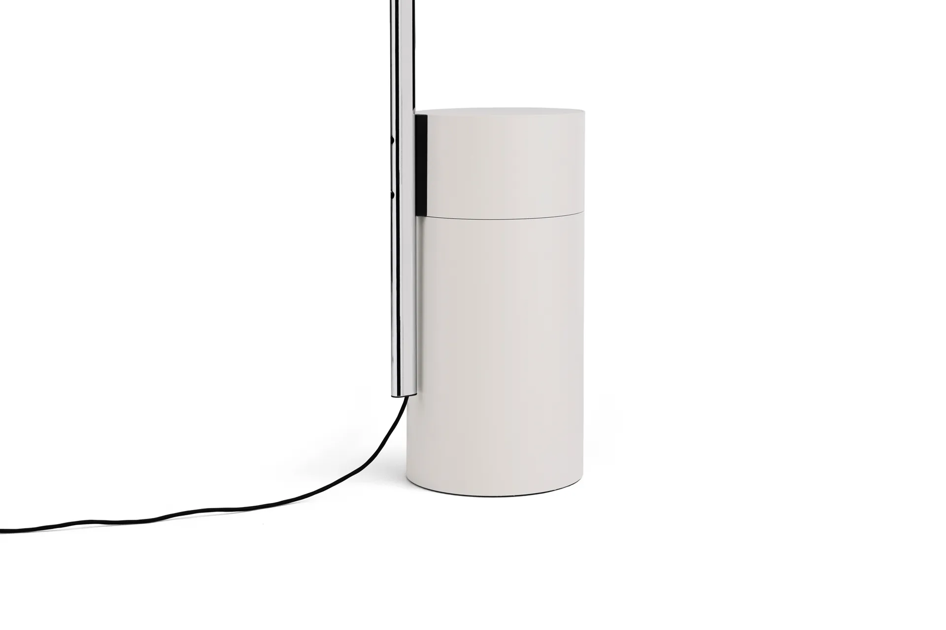 lampa podłogowa Compass, Srebrny kolor HAY
