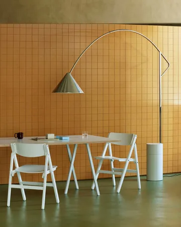 lampa podłogowa Compass - Srebrny kolor - HAY