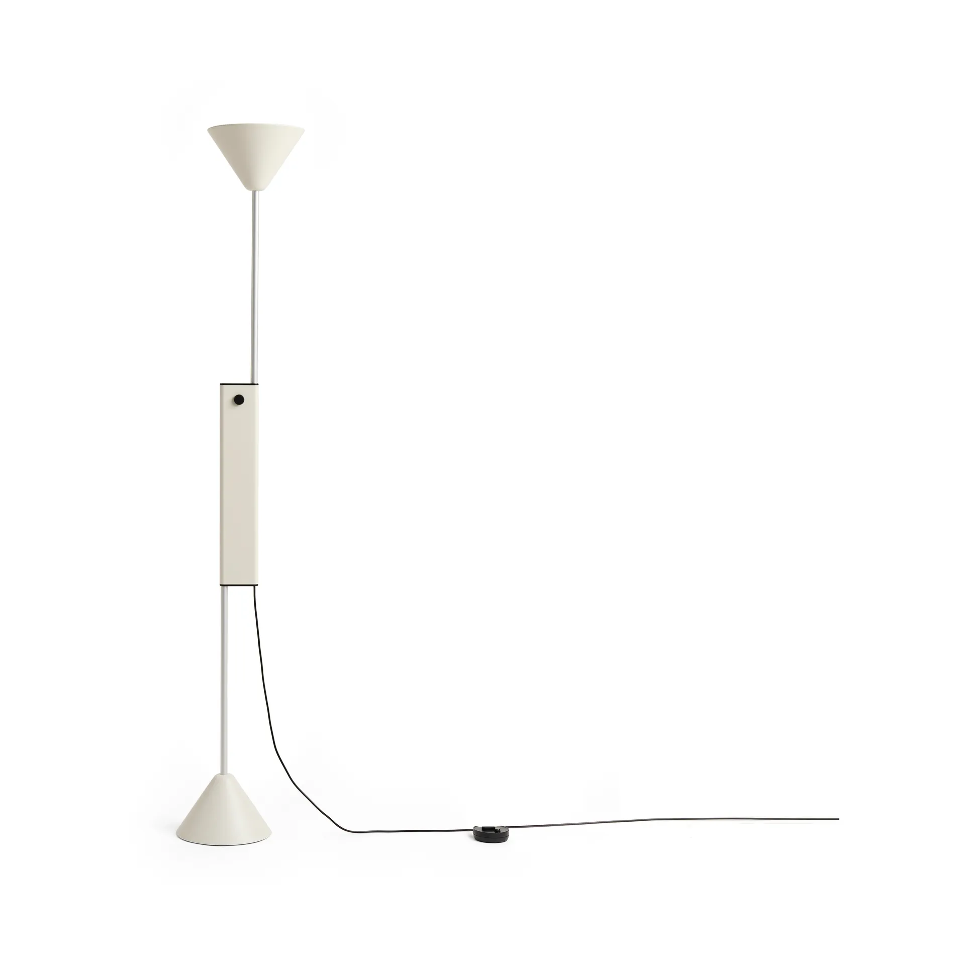 Lampa podłogowa Twist 200 cm, Kremowobiały HAY