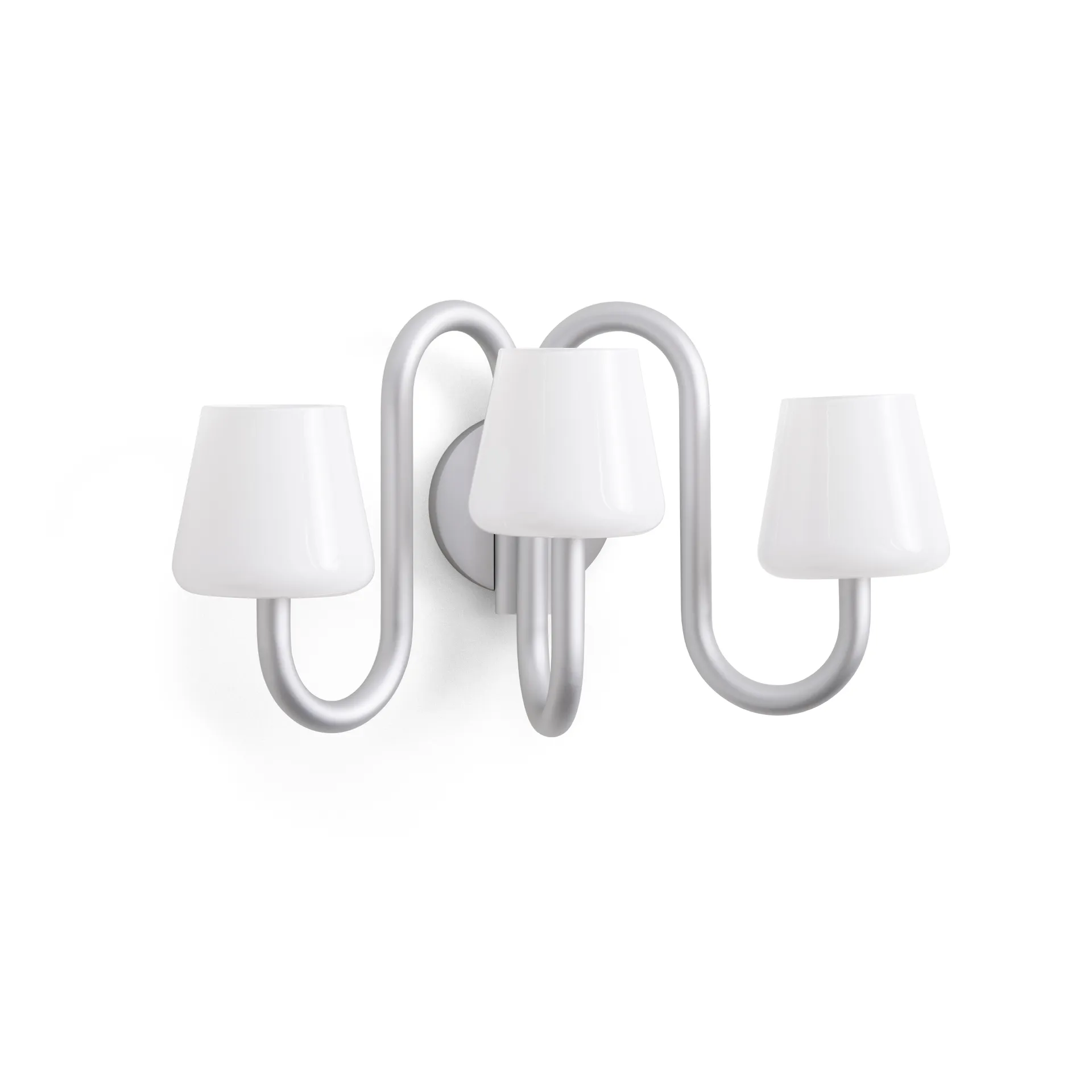 Lampa ścienna Apollo, White opal HAY