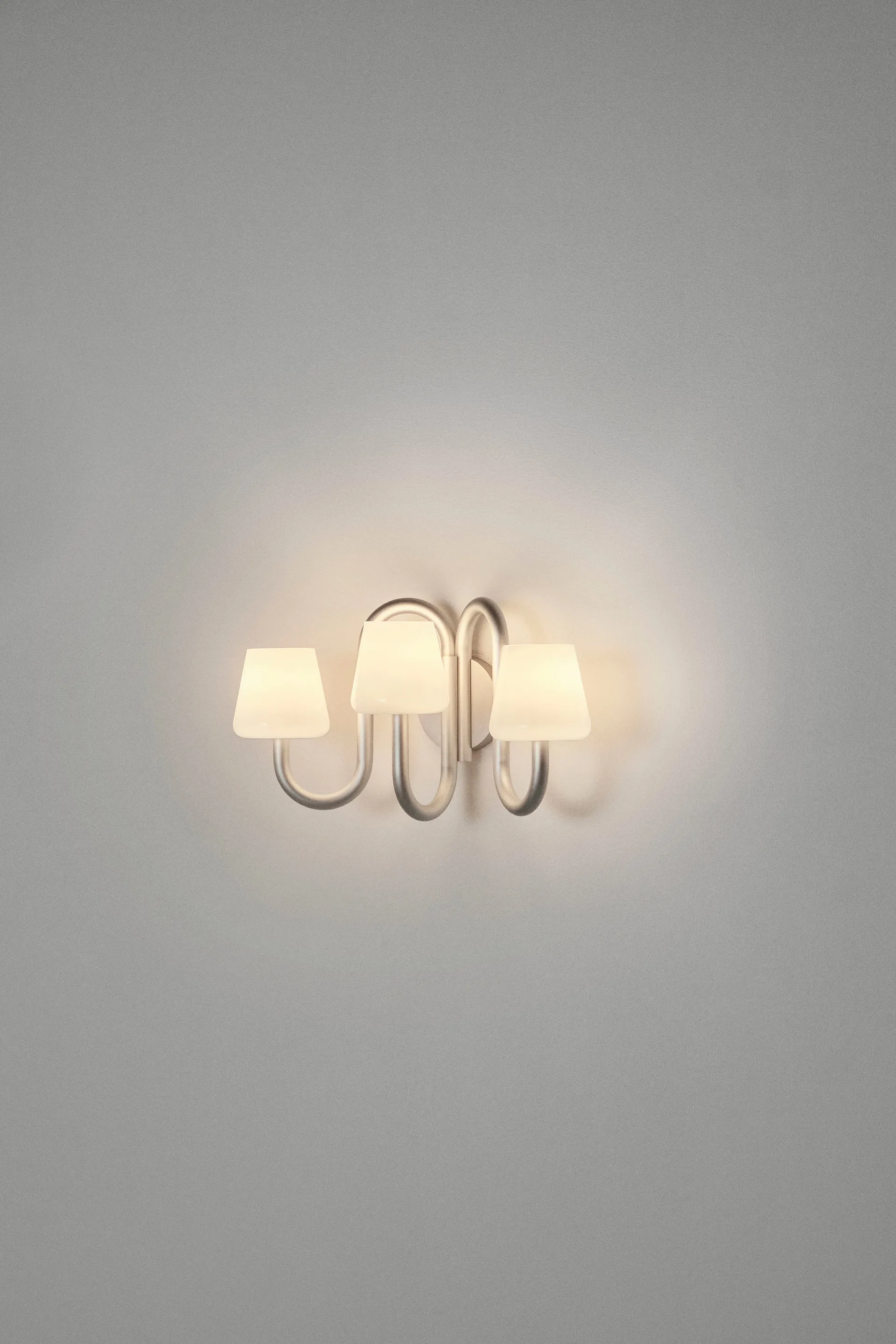 Lampa ścienna Apollo, White opal HAY