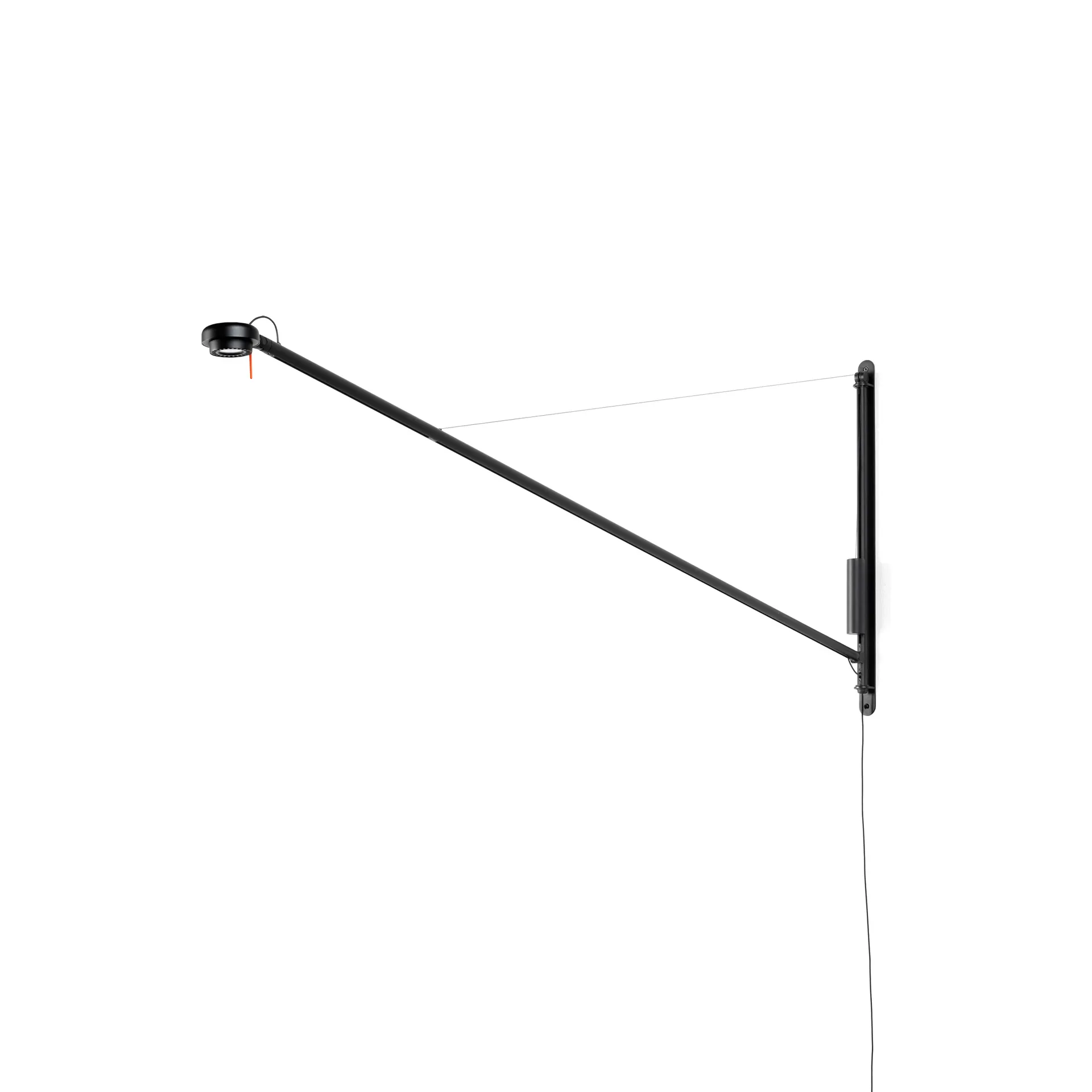 Lampa ścienna Fifty-Fifty, Soft black HAY