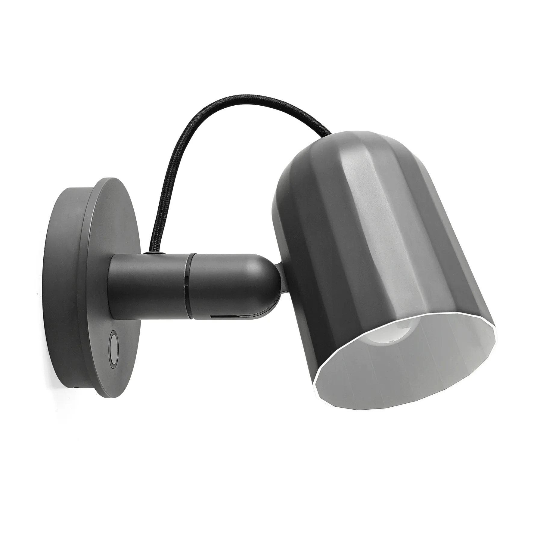 Lampa ścienna Noc wall button, Ciemnoszary HAY