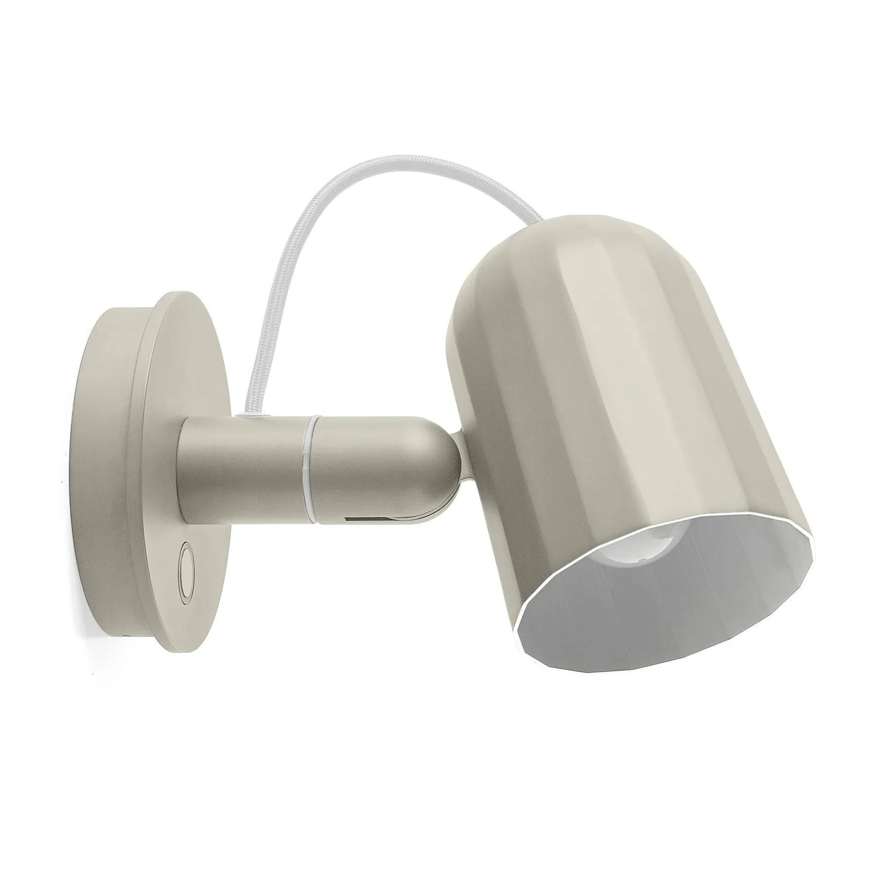 Lampa ścienna Noc wall button, Off white HAY